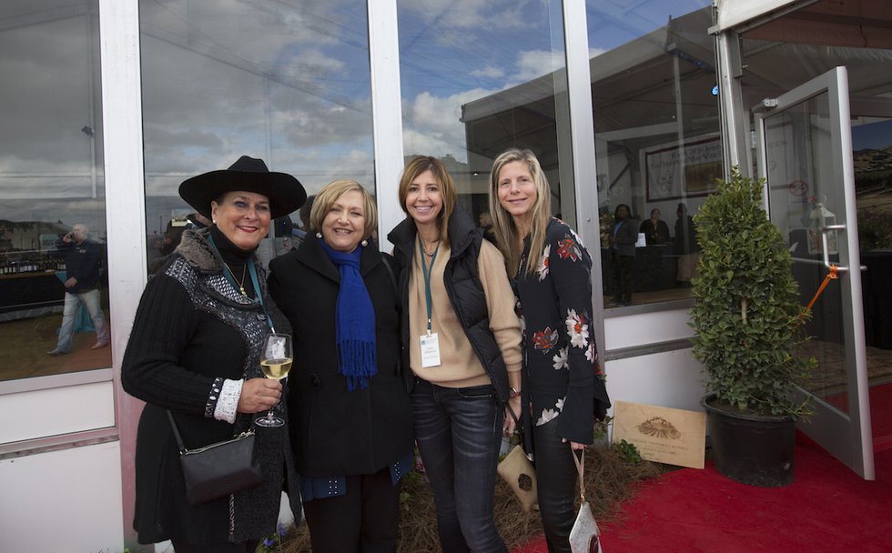 Linda Church, Bonnie Sutton, Laura Morrison and Lisa Eure enjoy the 28th Annual Chesapeake Bay Wine Classic Foundation Grand Auction.jpg