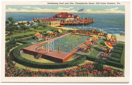 Pool and Pier at the Chamberlin Hotel, Hampton