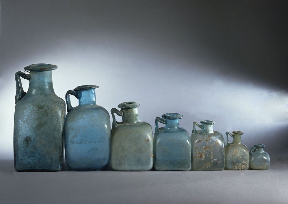 Glass flasks - credit National Archaeological Museum of Naples.jpg