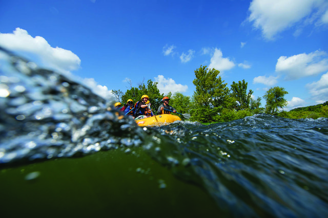 James River rafting