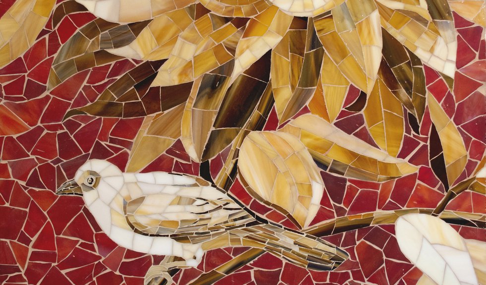 Lemons glass mosaic